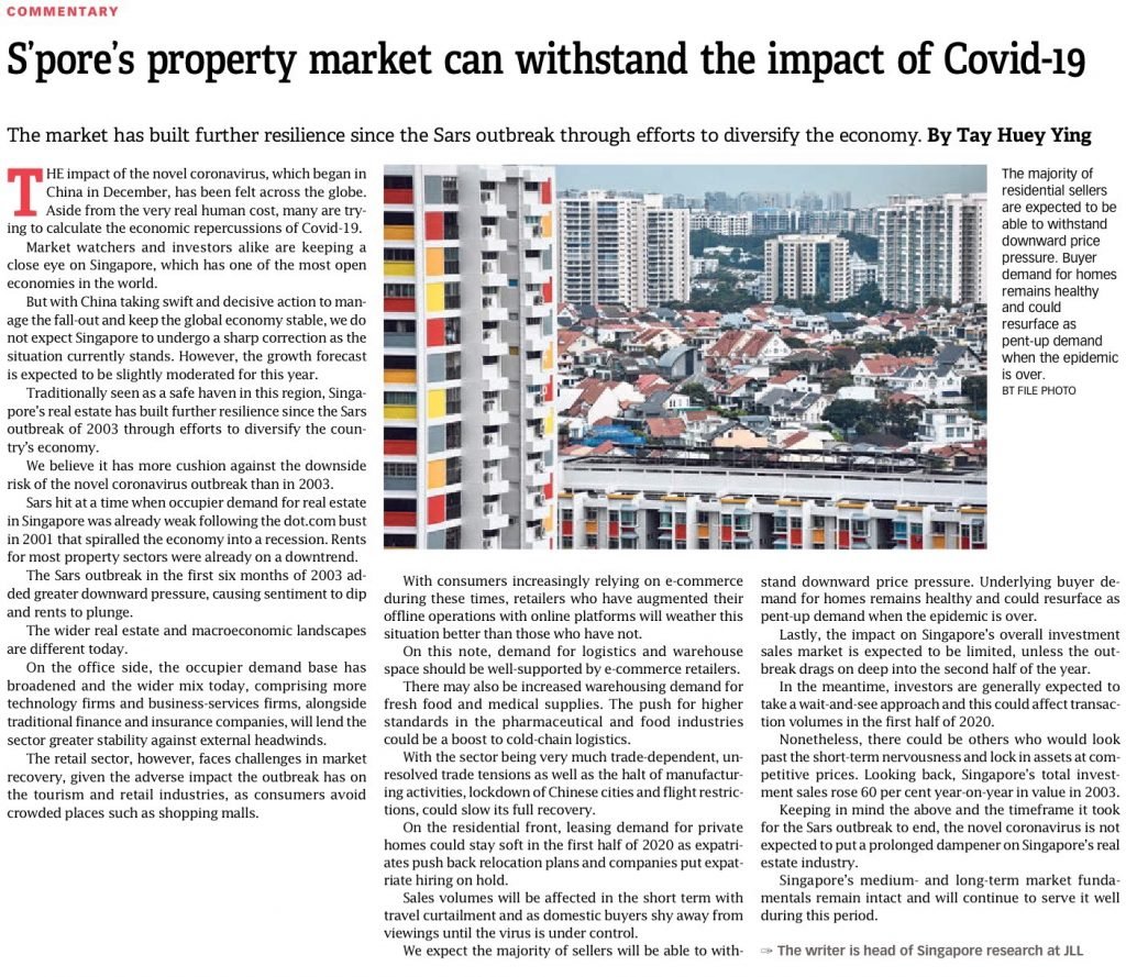 2020-02-15 BT Spore property market can withstand the impact of Covid-19